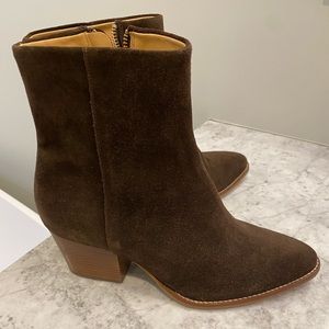 Talbots brown booties